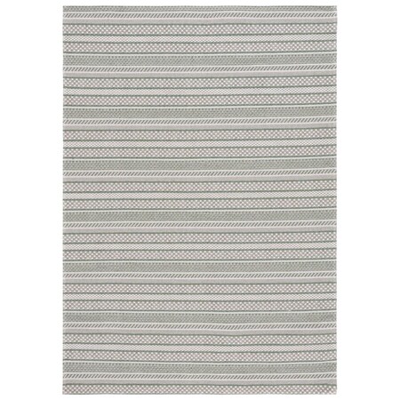Safavieh 5 x 7 ft. Martha Stewart Contemporary Rectangle Area Rug Green & Ivory MSR412Y-57